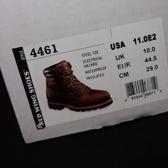Red Wing 4461 boots size 11EE steel toe - Picture 6 of 10